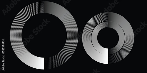 Abstract modern gradient horizontal template background. Trendy bright  art pattern