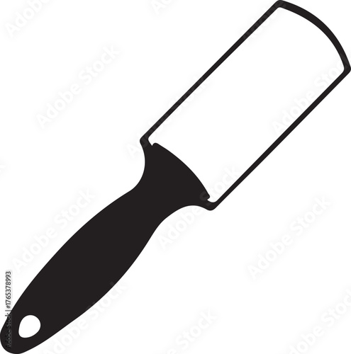 Vector art of lint roller for removing lint, fuzz, and hair