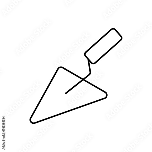 Icon a Trowel, isolated against a clean background.