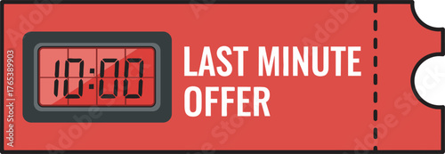Limited time deal Last minute offer countdown coupon promotion