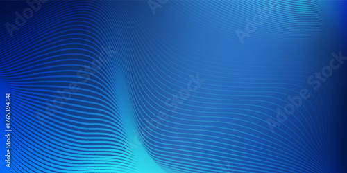 Blue abstract lines abstract blue abstract background with a soft curve and smooth simple abstract design art