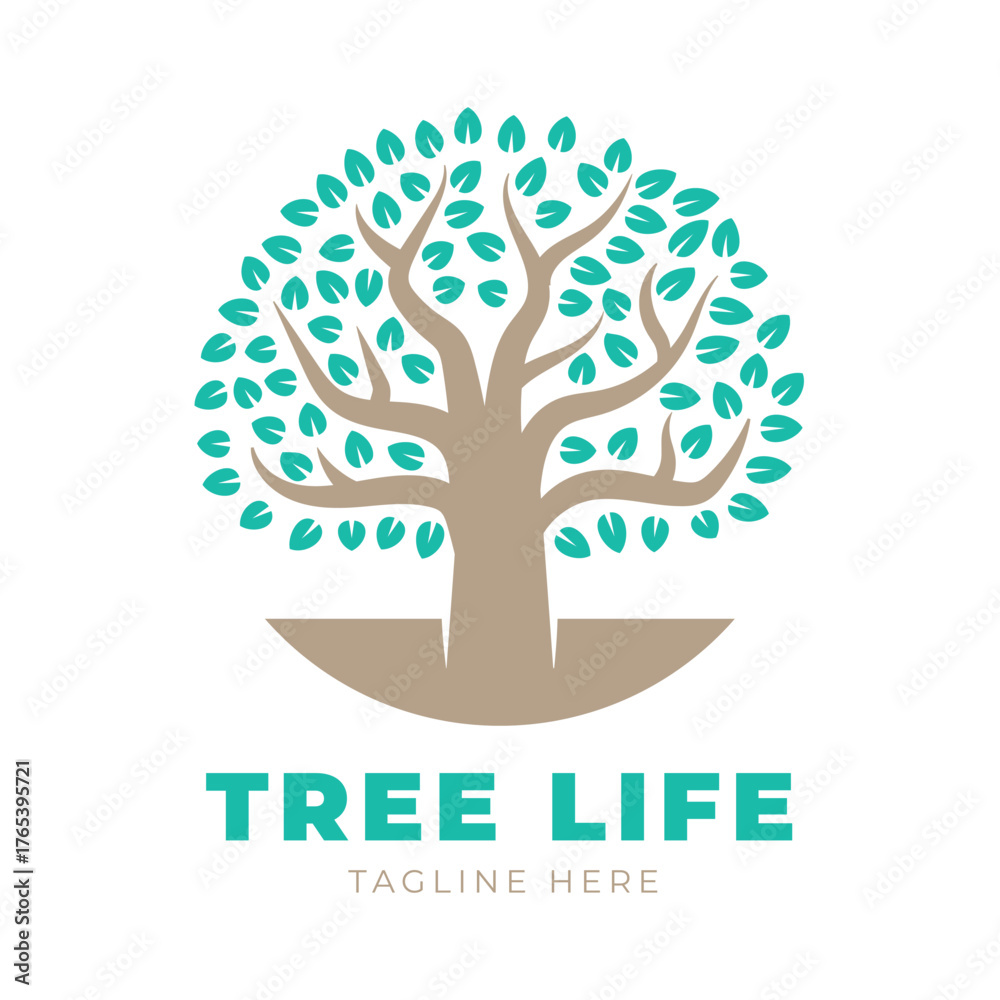 Obraz premium Tree design logo