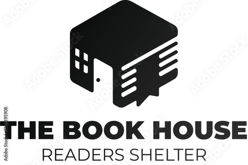 Gradient book logo readers shelter