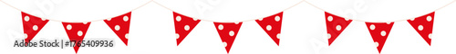 New Year party flag decoration