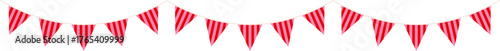 New Year party flag decoration