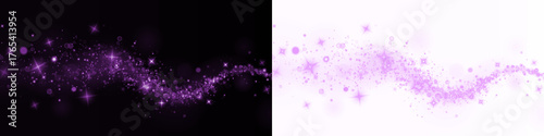 Png Pink Stardust Wave Overlay PNG on transparent background