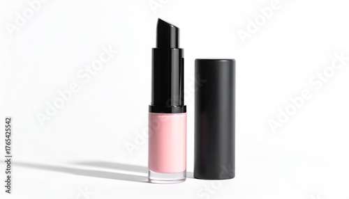 Wallpaper Mural Pink lipstick open, black casing next to it Torontodigital.ca