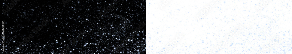 Fototapeta premium Png White snow dust overlay PNG on transparent background