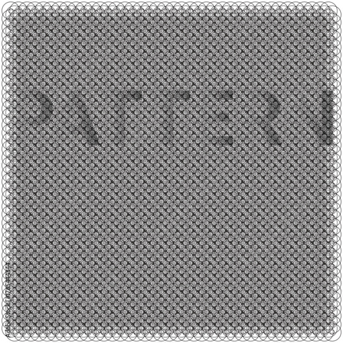 Seamless pattern background with circular and diamond shapes in soft gray tones.