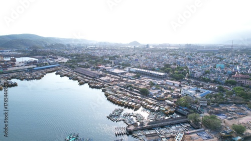 Canvas Print Fishing Port