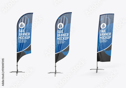 Sail Banner Mockup