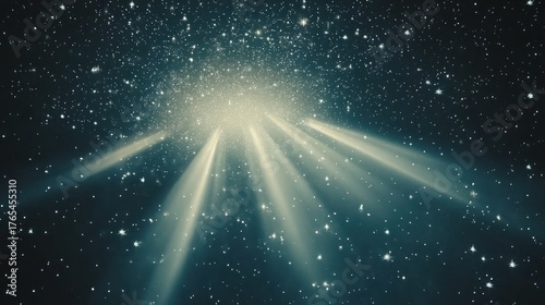Abstract light rays background