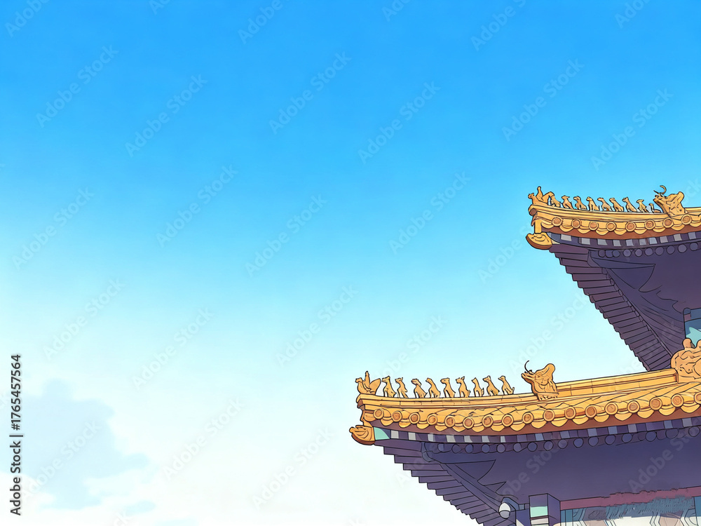 Obraz premium ancient city china