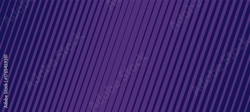 Slant line. Gradient Transition Lattice. Striped halftone gradation texture. Fading Diagonal Violet Blue Lines pattern. Vector Minimalist abstract background. Optical illusion effect. Not AI