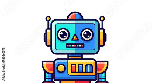 vintage retro robot
