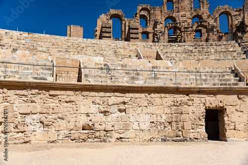 Details from Roman Amphitheatre El Djem, Tunisia