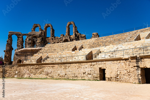 Details from Roman Amphitheatre El Djem, Tunisia