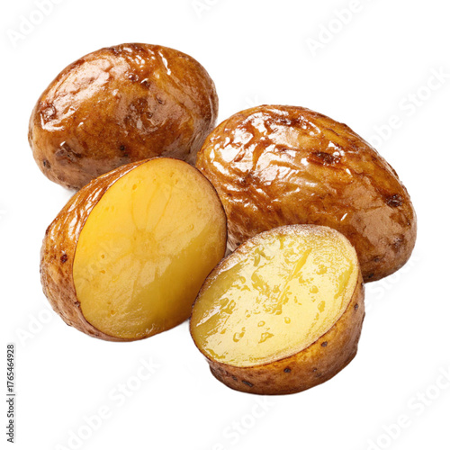 Wallpaper Mural Baby potatoes halved PNG (transparent) Torontodigital.ca