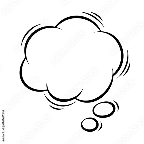Cartoon speech bubble. Pop art illustration in comic style.