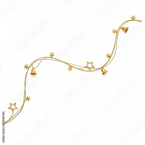 Golden Christmas Garland wi...