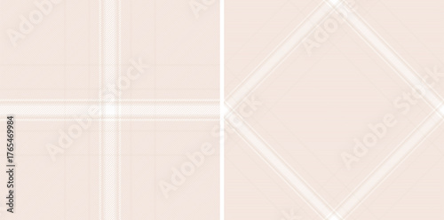 Elegant pale pink plaid pattern, showcasing intricate textile detail. Versatile design for backgrounds, apparel, crafts, and delicate, soft, modern designs.