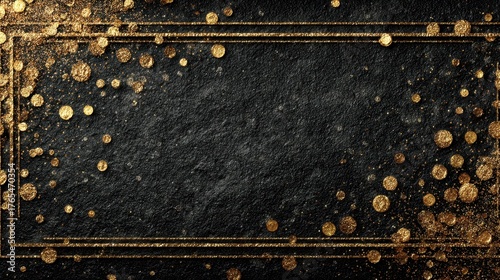 Wallpaper Mural Elegant Gold Background for New Year Celebration Poster Design with Glamorous Elements Torontodigital.ca
