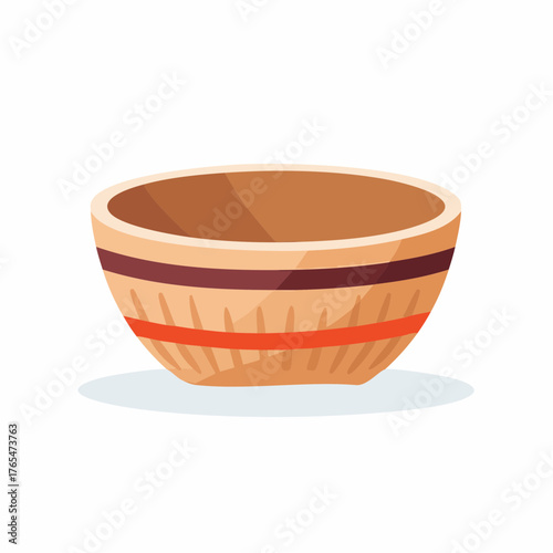 Icône vectorielle représentant artisanat traditionnel africain