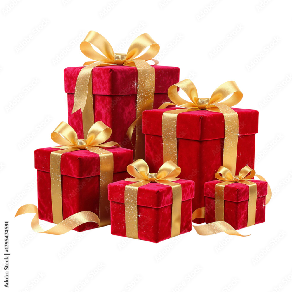 Obraz premium red gift box