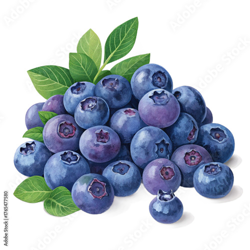 Wallpaper Mural Blueberries heap PNG (transparent) Torontodigital.ca