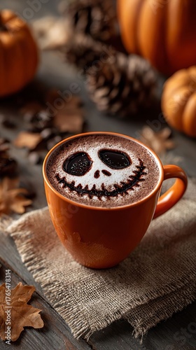halloween cup coffee
