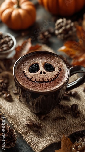 halloween cup coffee