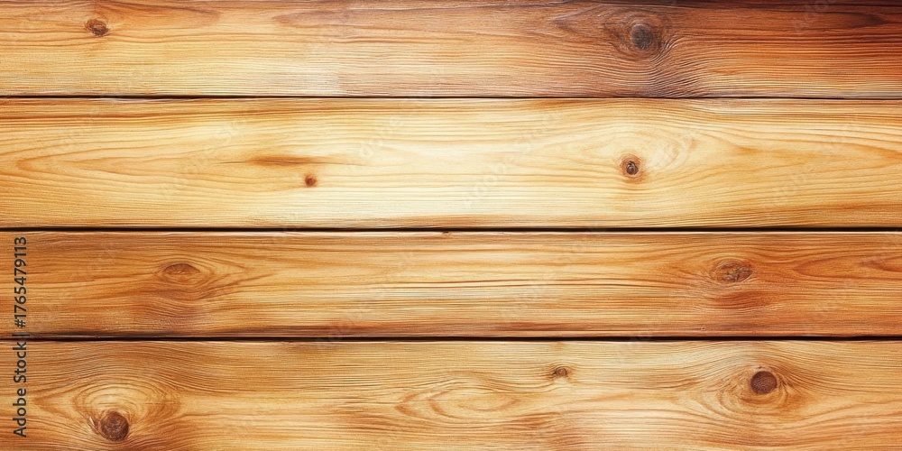 Fototapeta premium Light Beige Wide Plank Unvarnished Wood Flooring Surface Material for Seamless Decor Background