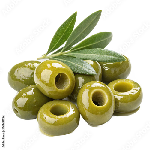 Wallpaper Mural Green olive rings PNG (transparent) Torontodigital.ca