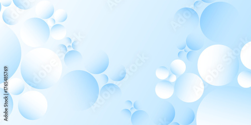 Modern geometric background gradient soft light blue bokeh for Graphic Business background hitech technology art modern design abstract