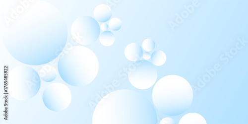 Modern geometric background gradient soft light blue bokeh for Graphic Business background hitech technology art modern