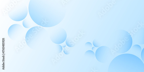 Modern geometric background gradient soft light blue bokeh for Graphic Business background hitech technology art modern design