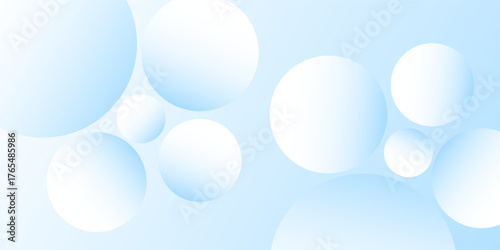 Modern geometric background gradient soft light blue bokeh for Graphic Business background hitech technology art