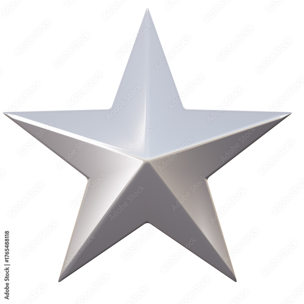 Fototapeta premium Star Christmas 3D