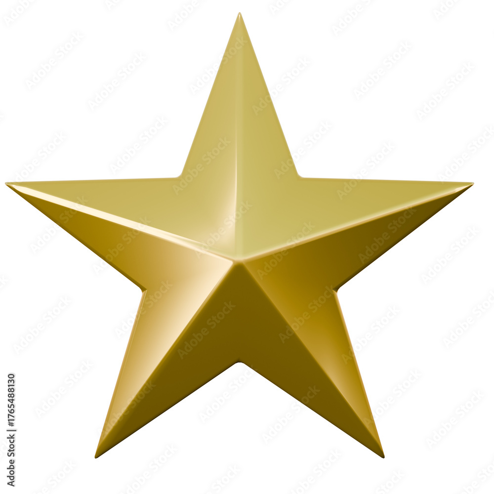 Obraz premium Star Christmas 3D