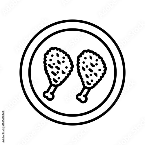 Fried Chicken Icon