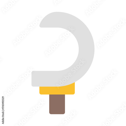 kama. This is a vector single icon with a flat style. Suitable for any purpose, such as website design, mobile app design, logo design, pattern design, etc.