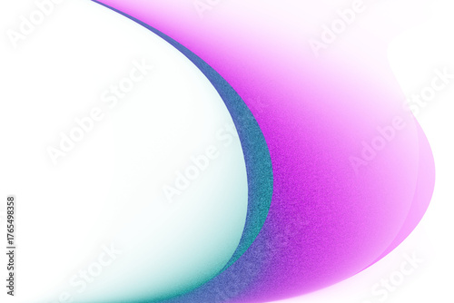 Transparent Overlay Light Leak White Rectangle on Teal Surface Adjacent to Textured Magenta Curve abstract turquoise