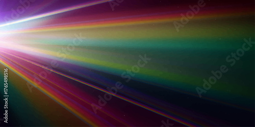 Abstract rainbow background texture showing blurred motion of fast car light trails on a night highway