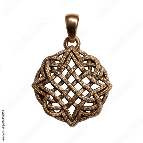 Bronze celtic knot pendant png jewelry png amulet png talisman png knotwork png antique png vintage png metal png charm png necklace png transparent background image