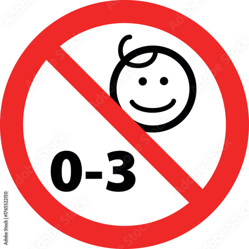 children Prohibition sign