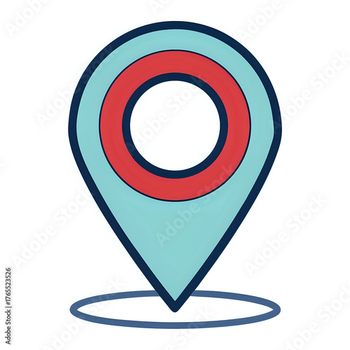 Free Download map pin ,hand drawn illustration outline isolated on white background - GFXLoad
