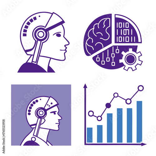 human head with brain