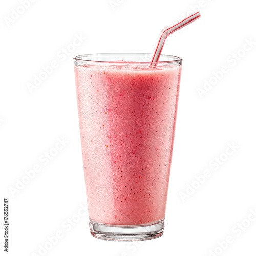 Glass of pink fruit smoothie with straw png smoothie png drink png beverage png pink png fruit png glass png straw png fresh png sweet png transparent background image