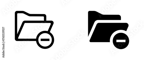 Folder icon. File Folder icon. Computer, Desktop PC, Laptop, Tablet and Phone File Folder, Ring Binder Storage symbol