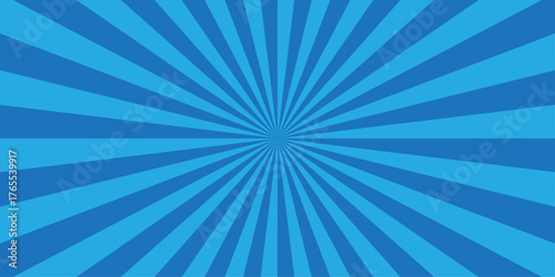 Vector sunburst pattern blue dark blue design. Vintage sunrays illustration swirl grunge backdrop line. sun beam vector banner design and comic burst gradient concept pattern.	